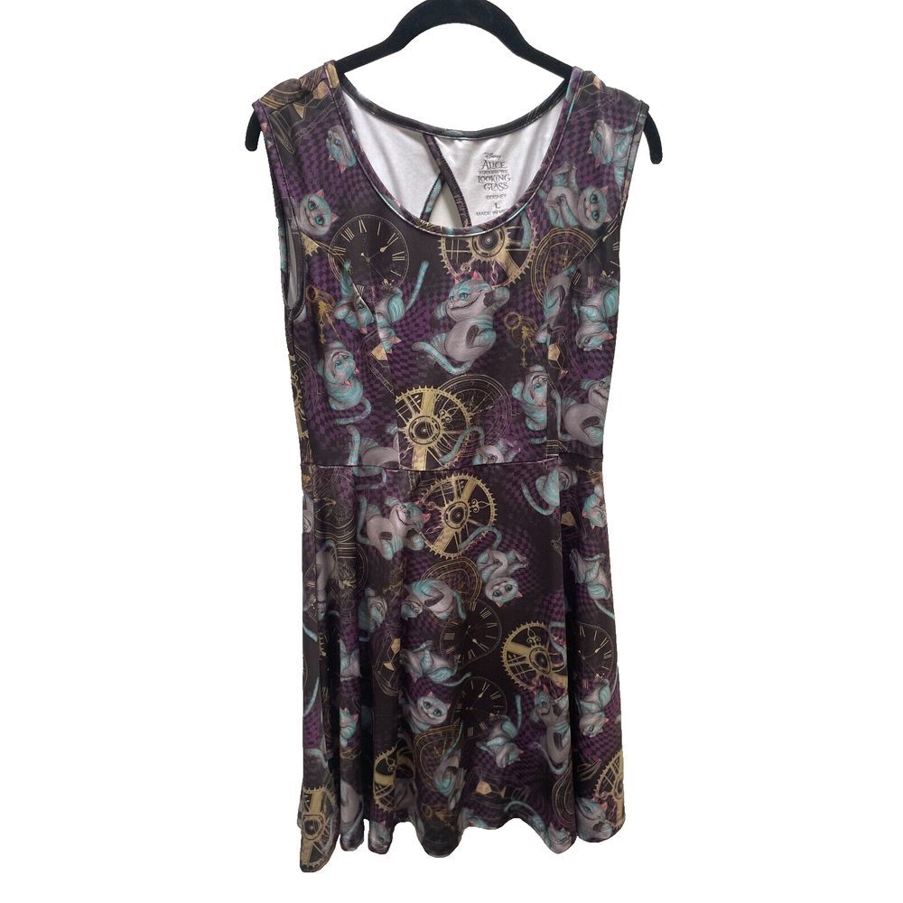 Disney Alice Through the Looking‎ Glass Cheshire Cat Skate Girls Dress